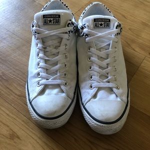 Converse white mens sneakers